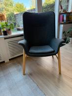 Grijze fauteuil z.g.a.n., Huis en Inrichting, Fauteuils, Ophalen, Zo goed als nieuw