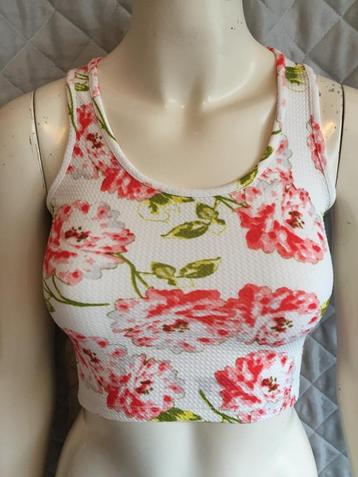 Gebloemde croptop UK2LA maat xs (2b30) beschikbaar voor biedingen