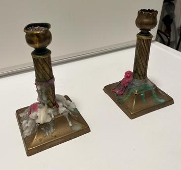 Vintage candle holders beschikbaar voor biedingen