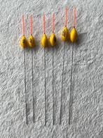 adv 311 / NIEUW serie 6 dobbers GRAUVELL, Watersport en Boten, Hengelsport | Witvissen, Ophalen of Verzenden, Nieuw, Dobber of Lood