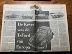 Krant artikel De Kever uit 1987, Verzenden, Zo goed als nieuw, Citroën