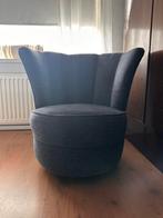 Engels Boudoir Stoeltje met Wieltjes, Huis en Inrichting, Fauteuils, Gebruikt, Minder dan 75 cm, Ophalen of Verzenden, Stof