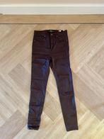 Faux leren skinny broek, rood bruin, Stradivarius, S / 36, Kleding | Dames, Bruin, Ophalen of Verzenden, Zo goed als nieuw, Maat 36 (S)
