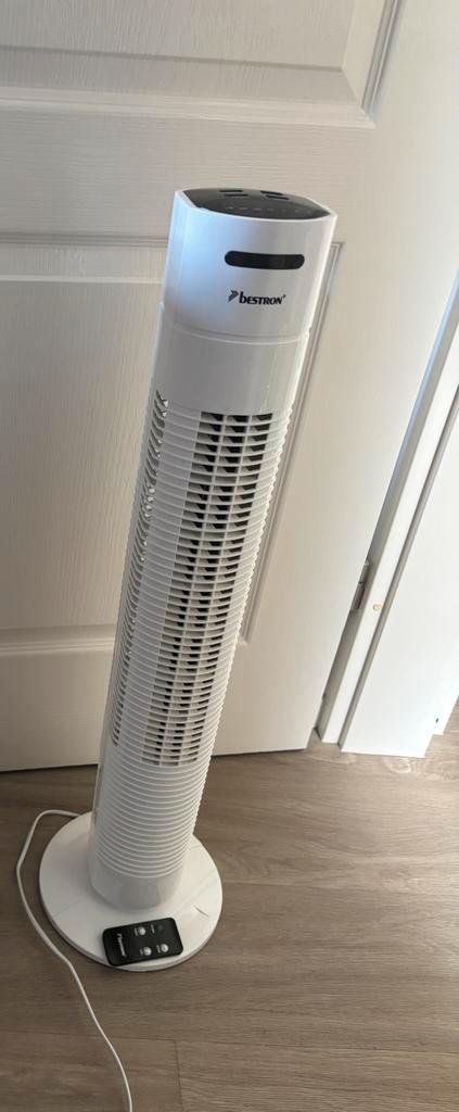 Bestron torenventilator zgan, Witgoed en Apparatuur, Ventilatoren, Zo goed als nieuw, Torenventilator, Ventilator met afstandsbediening