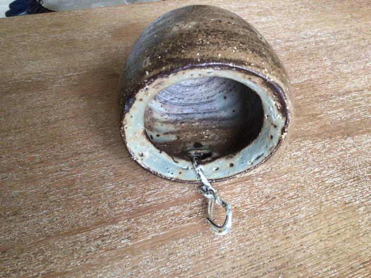 Jaan Mobach, hangbloempot, Kei serie, handgesigneerd., Antiek en Kunst, Antiek | Keramiek en Aardewerk, Ophalen of Verzenden