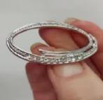 Elegante Broche met veel Strass of Letterbroche, Sieraden, Tassen en Uiterlijk, Broches, Ophalen, Overige materialen, 4 tot 7 cm