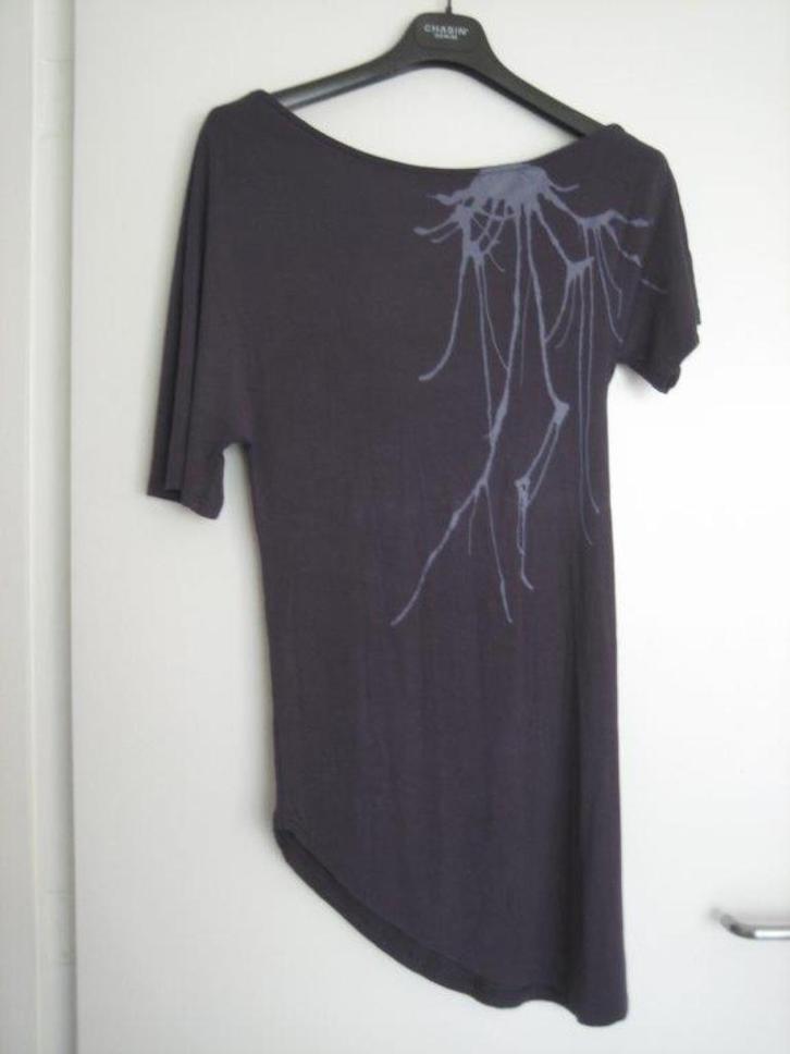 Zeer apart a-symmetrisch T-shirt SKUNKFUNK 34-36 snazzeys, Kleding | Dames, T-shirts, Nieuw, Maat 36 (S), Paars, Korte mouw, Verzenden