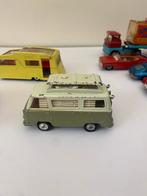 Corgi Camper & 2 Dinky Caravans - Vintage Speelgoed, Ophalen of Verzenden, Gebruikt