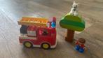 Duplo brandweer met boom 10969, Kinderen en Baby's, Speelgoed | Duplo en Lego, Ophalen of Verzenden, Gebruikt, Complete set, Duplo