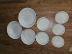 Schalenset nieuw porselein witte schalen, Nieuw, Ophalen of Verzenden, Schaal of Schalen, Overige stijlen