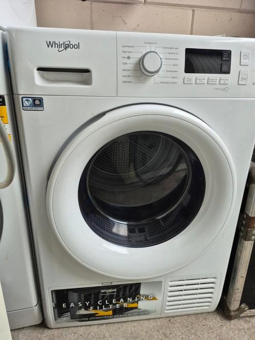 Whirlpool Warmtepomp Droger, Witgoed en Apparatuur, Wasdrogers, Gebruikt, Condens, Voorlader, 6 tot 8 kg, 85 tot 90 cm, Anti-kreukfase
