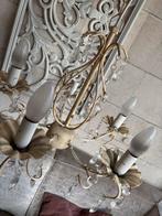 Romantische Kroonluchter met Kristallen, Ophalen, Gebruikt, Metaal