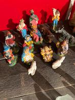 Vintage Kerstgroep Beelden Set, Antiek en Kunst, Antiek | Religie, Ophalen of Verzenden