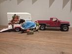 Schleich pick-up truck met paard, Ophalen, Zo goed als nieuw, Poppenhuis