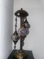 Lamp, Huis en Inrichting, Lampen | Tafellampen, Glas, Gebruikt, Ophalen of Verzenden, 50 tot 75 cm
