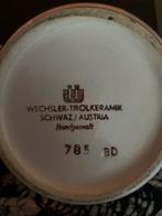 Wechsler Tirolkeramik Vaas - Handgeschilderd Oostenrijkse Ke, Antiek en Kunst, Ophalen of Verzenden