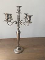 Verzilverde Kandelaar, Antiek en Kunst, Ophalen, Overige materialen