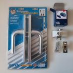 Veiligheidsschilden/huisnummers/oplegslot raamslot schuifpui, Ophalen of Verzenden, Nieuw, Slot