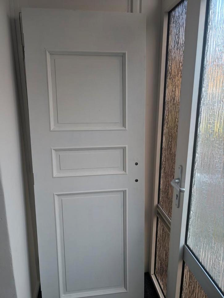 Goedkope Massief Eikenhouten deuren - 2 stuks, Doe-het-zelf en Verbouw, Deuren en Horren, Ophalen