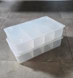 Transparante Opbergdozen - Nieuwstaat, 40 tot 60 cm, Opvouwbaar, 50 tot 75 cm, Ophalen of Verzenden