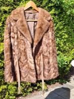 Echte Bontjas, Kleding | Dames, Jassen | Winter, Ophalen of Verzenden, Zo goed als nieuw, Maat 42/44 (L), Bruin