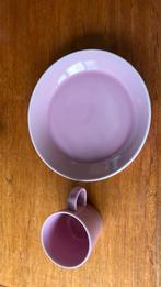 Iittala Teema roze bord en mok (uit 2023), Ophalen of Verzenden, Zo goed als nieuw, Bord(en), Overige stijlen
