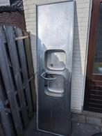 Keukenblad met 2 wasbakken en kraan - 220x60 cm, Ophalen, Gebruikt, Overige kleuren, 200 cm of meer