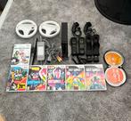 Nintendo Wii Zwart Bundel met accessoires en 10 spellen, Spelcomputers en Games, Spelcomputers | Nintendo Wii, Ophalen, Gebruikt