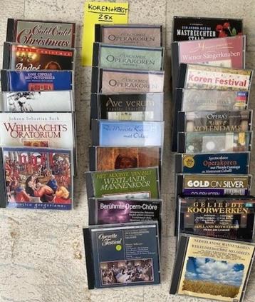 Circa 25 CD’s in het genre “KOREN EN KERST” beschikbaar voor biedingen