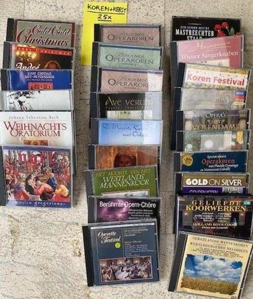 Circa 25 CD’s in het genre “KOREN EN KERST”, Cd's en Dvd's, Cd's | Pop, Zo goed als nieuw, Ophalen of Verzenden