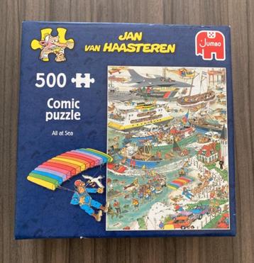 5x Jan van Haasteren 500 stukjes, nu samen voor € 27,50 beschikbaar voor biedingen