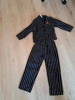 Gangsterpak, maffiapak, carnaval maat 128, 134 (7-9 jaar), Ophalen of Verzenden, Zo goed als nieuw, 122 t/m 128, Jongen of Meisje