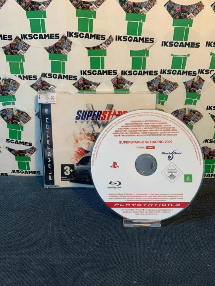 SuperStars V8 Racing Promo Disc - PS3 - Iksgames, Spelcomputers en Games, Games | Sony PlayStation 3, Zo goed als nieuw, Racen en Vliegen