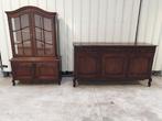 Prachtige Queen Ann Stijl dressoir en vitrinekast. Levering., Ophalen, Zo goed als nieuw