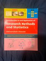 Research Methods and Statistics, Universiteit Utrecht, Ophalen of Verzenden, Zo goed als nieuw, Sociale wetenschap
