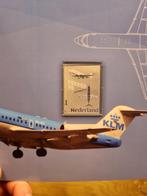 Fokker 70 cityhopper zilveren postzegel, Verzenden, Postfris