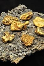 50 Genuine Alaskan Gold Nuggets Goldpieces Purity 21-23kt, Ophalen of Verzenden, Goud