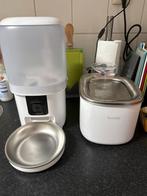 Automatische voerbak en waterbak, Dieren en Toebehoren, Kattenvoerbakken en Drinkbakken, Ophalen, Automatisch, Zo goed als nieuw