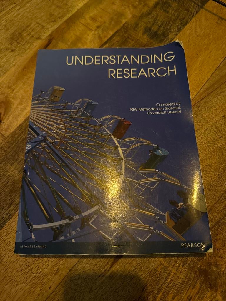 Understanding research, Gelezen, FSW, Ophalen of Verzenden, WO
