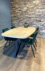 Eettafel met onderhoudsvrij tafelblad I Showroom opruiming, Huis en Inrichting, Tafels | Eettafels, Ophalen, 50 tot 100 cm, Vijf personen of meer