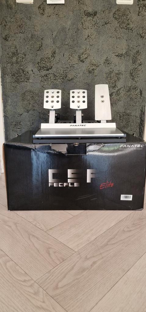Fanatec CSR Elite Load Cell pedalen – ZGAN + Doos, Spelcomputers en Games, Games | Overige, Zo goed als nieuw, Racen en Vliegen