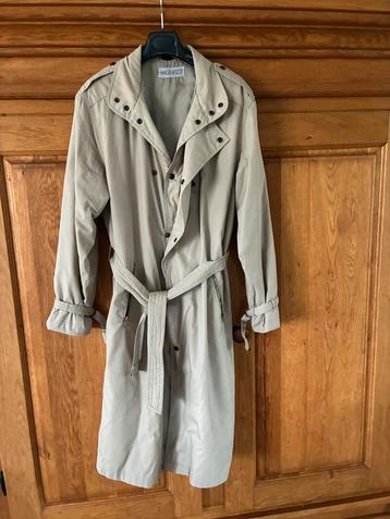 Vintage  Hagenfeldt Trenchcoat - Beige - Maat 50 gevoerd beschikbaar voor biedingen
