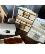 Poppenhuis meubel houten doosjes nieuw decoratie, Verzamelen, Poppenhuizen en Toebehoren, Ophalen of Verzenden, Nieuw, Poppenhuis