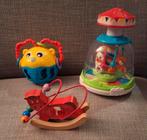 3 Baby speeltjes., Ophalen of Verzenden, Gebruikt, Overige typen