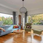 Salontafel, hout, vorm: afgeronde driehoek, Huis en Inrichting, Tafels | Salontafels, Ophalen, Gebruikt, 50 tot 100 cm, Rond