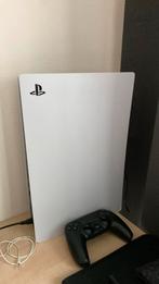 Playstation 5 plus controller (zwart), Spelcomputers en Games, Spelcomputers | Sony PlayStation 5, Ophalen, Zo goed als nieuw