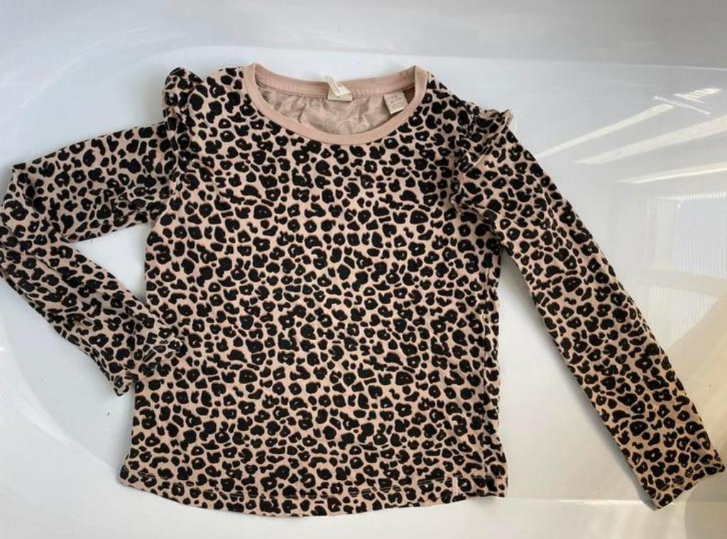 Scotch & Soda Leuk luipaardprint truitje maat 128, Zo goed als nieuw, Shirt of Longsleeve, Scotch & Soda, Verzenden