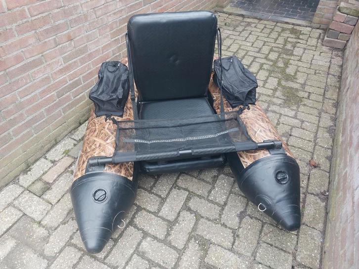 Complete 12BB Bellyboat Set met Fishfinder, Watersport en Boten, Hengelsport | Roofvissen, Gebruikt, Ophalen