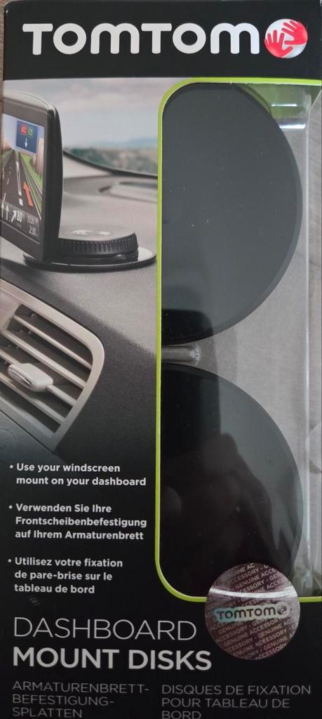 TomTom Dashboard Bevestigingsschijven - Zwart, Auto diversen, Autonavigatie, Nieuw, Ophalen of Verzenden