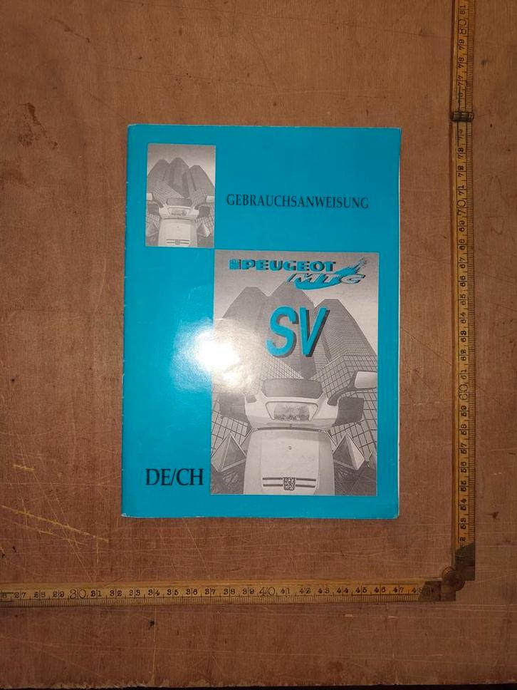 handleiding Peugeot MTC SV, Fietsen en Brommers, Handleidingen en Instructieboekjes, Gebruikt, Ophalen of Verzenden